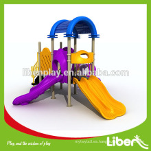 Parque de atracciones slide slide de plástico Equipo de juegos al aire libre para niños